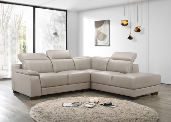 Portofino Light Gray Sectional Sofa (NEW) | Furniture Distribution Center