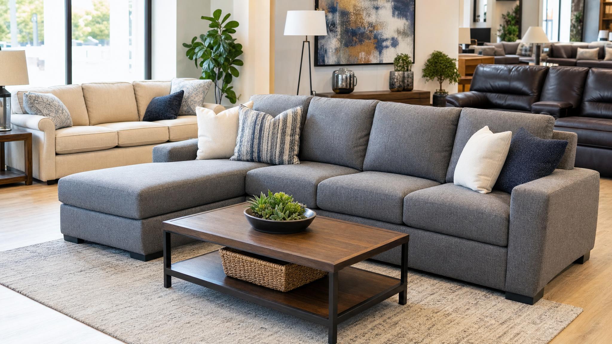 couches for sale in Tampa at the Furniture Distribution Center showroom